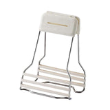 Maxbell Bowl Plate Clamp Adjustable Sturdy Utensil Holder for Restaurant Oven Baking White