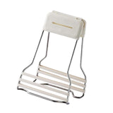Maxbell Bowl Plate Clamp Adjustable Sturdy Utensil Holder for Restaurant Oven Baking White