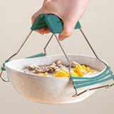 Maxbell Bowl Plate Clamp Adjustable Sturdy Utensil Holder for Restaurant Oven Baking Green