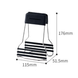 Maxbell Bowl Plate Clamp Adjustable Sturdy Utensil Holder for Restaurant Oven Baking Black