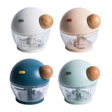 Maxbell 500ml Food Processor Vegetable Chopper Blender Manual for Meat Nuts Ginger Blue