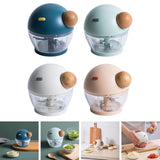 Maxbell 500ml Food Processor Vegetable Chopper Blender Manual for Meat Nuts Ginger Blue