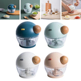 Maxbell 500ml Food Processor Vegetable Chopper Blender Manual for Meat Nuts Ginger Blue