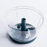 Maxbell 500ml Food Processor Vegetable Chopper Blender Manual for Meat Nuts Ginger Blue