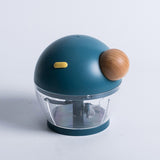 Maxbell 500ml Food Processor Vegetable Chopper Blender Manual for Meat Nuts Ginger Blue