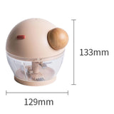Maxbell 500ml Food Processor Vegetable Chopper Blender Manual for Meat Nuts Ginger Pink