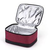 Maxbell USB Lunch Box Electric Thermal Bag Food Warmer for Car Cooking Working Red