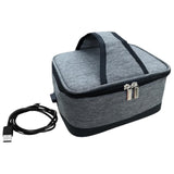 Maxbell USB Lunch Box Electric Thermal Bag Food Warmer for Car Cooking Working Gray