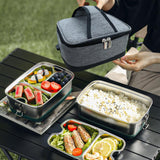 Maxbell USB Lunch Box Electric Thermal Bag Food Warmer for Car Cooking Working Gray