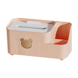 Maxbell Tissue Box Holder Desktop Storage Box Case for Night Stand Office Dresser Pink S