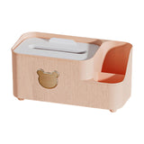 Maxbell Tissue Box Holder Desktop Storage Box Case for Night Stand Office Dresser Pink S