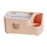 Maxbell Tissue Box Holder Desktop Storage Box Case for Night Stand Office Dresser Pink S