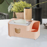 Maxbell Tissue Box Holder Desktop Storage Box Case for Night Stand Office Dresser Pink S