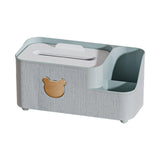 Maxbell Tissue Box Holder Desktop Storage Box Case for Night Stand Office Dresser Green S