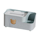 Maxbell Tissue Box Holder Desktop Storage Box Case for Night Stand Office Dresser Green S