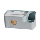 Maxbell Tissue Box Holder Desktop Storage Box Case for Night Stand Office Dresser Green S
