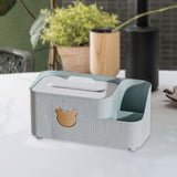 Maxbell Tissue Box Holder Desktop Storage Box Case for Night Stand Office Dresser Green S