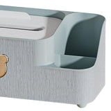 Maxbell Tissue Box Holder Desktop Storage Box Case for Night Stand Office Dresser Green S