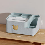 Maxbell Tissue Box Holder Desktop Storage Box Case for Night Stand Office Dresser Green Large
