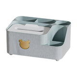Maxbell Tissue Box Holder Desktop Storage Box Case for Night Stand Office Dresser Green Large