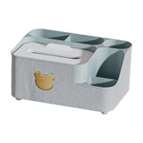 Maxbell Tissue Box Holder Desktop Storage Box Case for Night Stand Office Dresser Green Large