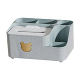 Maxbell Tissue Box Holder Desktop Storage Box Case for Night Stand Office Dresser Green Large