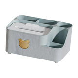 Maxbell Tissue Box Holder Desktop Storage Box Case for Night Stand Office Dresser Green Large
