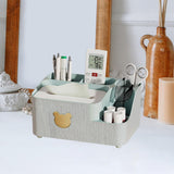 Maxbell Tissue Box Holder Desktop Storage Box Case for Night Stand Office Dresser Green Large