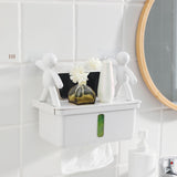 Maxbell Household Storage Rack Wall Mounted Decoration Pounch Free for Bathroom