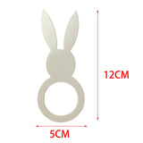 Maxbell 20Pcs Elegant Napkin Rings Bracket Ornament Accessories for Easter Home