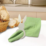 Maxbell 20Pcs Elegant Napkin Rings Bracket Ornament Accessories for Easter Home