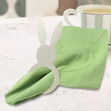 Maxbell 20Pcs Elegant Napkin Rings Bracket Ornament Accessories for Easter Home
