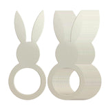 Maxbell 20Pcs Elegant Napkin Rings Bracket Ornament Accessories for Easter Home