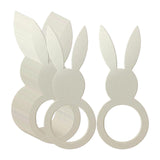 Maxbell 20Pcs Elegant Napkin Rings Bracket Ornament Accessories for Easter Home