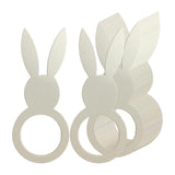 Maxbell 20Pcs Elegant Napkin Rings Bracket Ornament Accessories for Easter Home