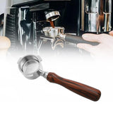 Maxbell Coffee Bottomless Portafilter with Basket Stainless Steel Comfortable Grip 51mm