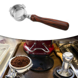 Maxbell Coffee Bottomless Portafilter with Basket Stainless Steel Comfortable Grip 51mm