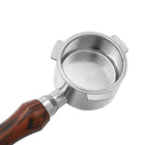 Maxbell Coffee Bottomless Portafilter with Basket Stainless Steel Comfortable Grip 51mm