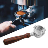 Maxbell Coffee Bottomless Portafilter with Basket Stainless Steel Comfortable Grip 54mm