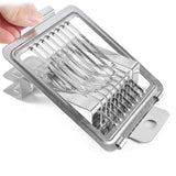 Maxbell Boiled Egg Slicer Durable Creative Portable Egg Cutter for Kitchen Mashroom