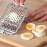 Maxbell Boiled Egg Slicer Durable Creative Portable Egg Cutter for Kitchen Mashroom