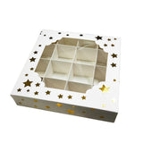 Maxbell Paper Chocolate Packaging Box Cookie Boxes for Celebration Birthday Carnival Star marble
