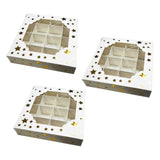 Maxbell Paper Chocolate Packaging Box Cookie Boxes for Celebration Birthday Carnival Star marble
