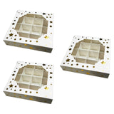 Maxbell Paper Chocolate Packaging Box Cookie Boxes for Celebration Birthday Carnival Star marble