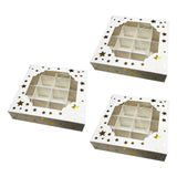 Maxbell Paper Chocolate Packaging Box Cookie Boxes for Celebration Birthday Carnival Star marble