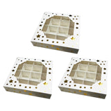 Maxbell Paper Chocolate Packaging Box Cookie Boxes for Celebration Birthday Carnival Star marble