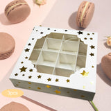 Maxbell Paper Chocolate Packaging Box Cookie Boxes for Celebration Birthday Carnival Star marble