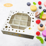 Maxbell Paper Chocolate Packaging Box Cookie Boxes for Celebration Birthday Carnival Star marble
