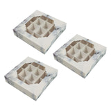 Maxbell Paper Chocolate Packaging Box Cookie Boxes for Celebration Birthday Carnival Marble