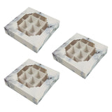 Maxbell Paper Chocolate Packaging Box Cookie Boxes for Celebration Birthday Carnival Marble